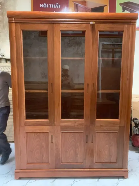 Tủ tài liệu 3 cánh kính